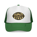 Football Is Sexy Gold and Black Logo Trucker Hat