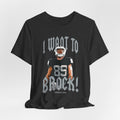 I want to BROCK  Unisex Jersey Short Sleeve Tee - Las Vegas Black Jersey