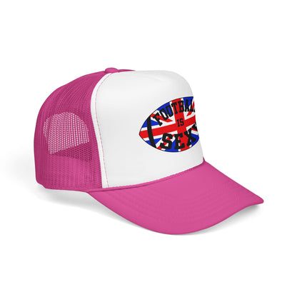 UK Flag Football Is Sexy Foam Trucker Hat