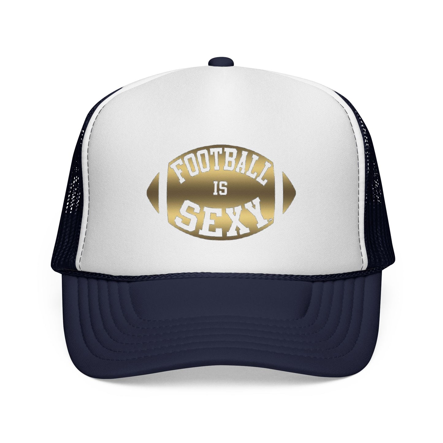 Football Is Sexy Gold Logo Trucker Hat