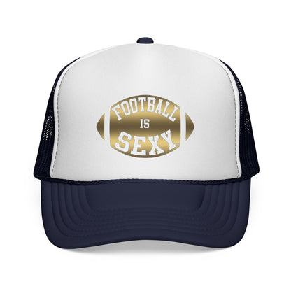 Football Is Sexy Gold Logo Trucker Hat