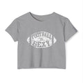 Football Is Sexy Crop Tee | White Logo