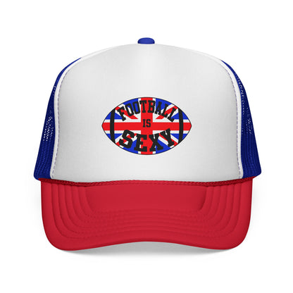 UK Flag Football Is Sexy Trucker Hat (Classic)