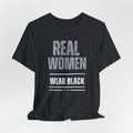 Real Women Wear Black Lounge Crew