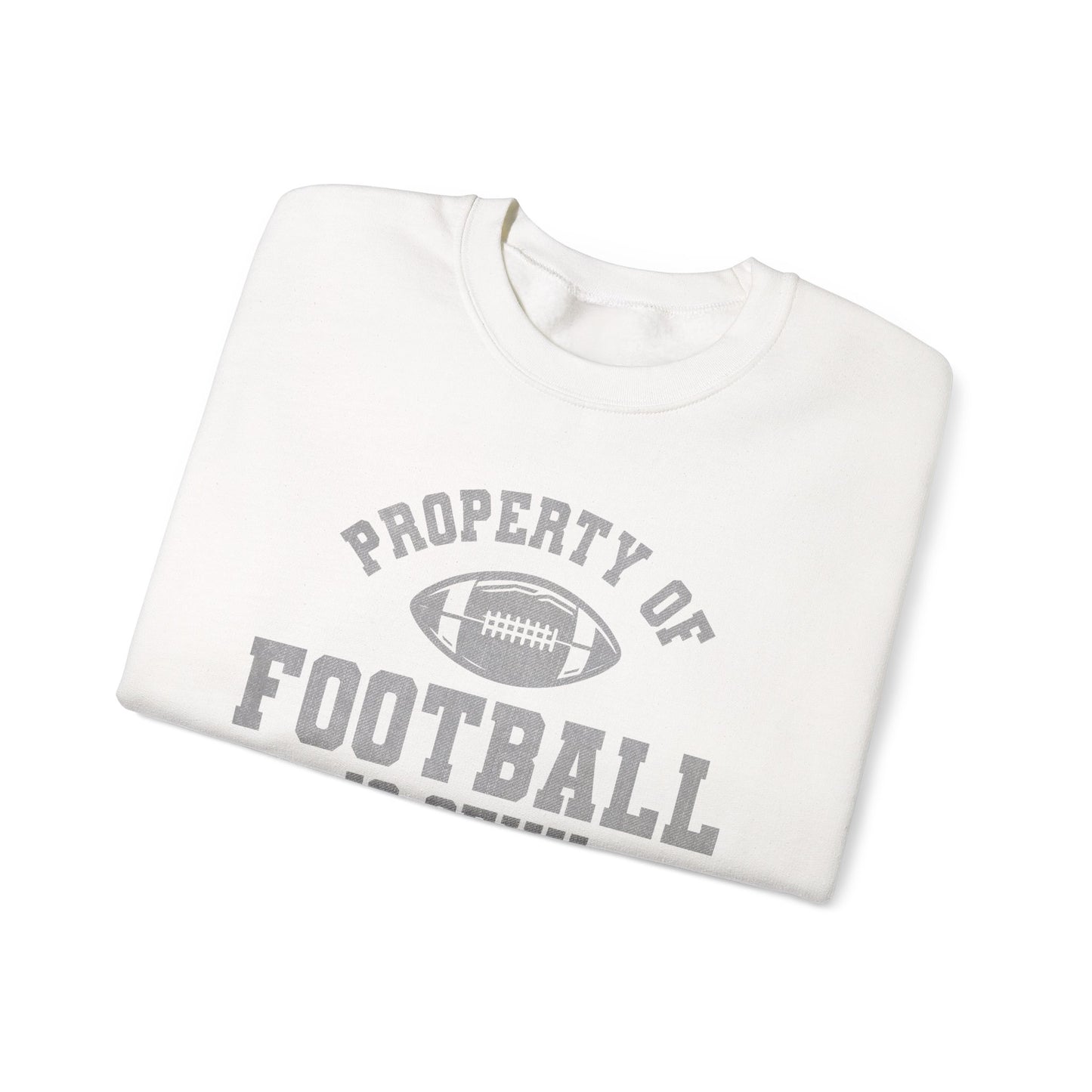 'Property of Football is Sexy' - Crewneck Sweatshirt - Black