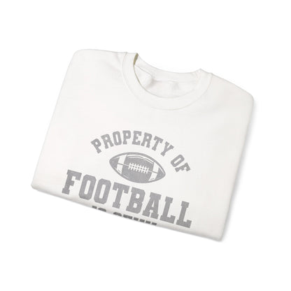 'Property of Football is Sexy' - Crewneck Sweatshirt - Black