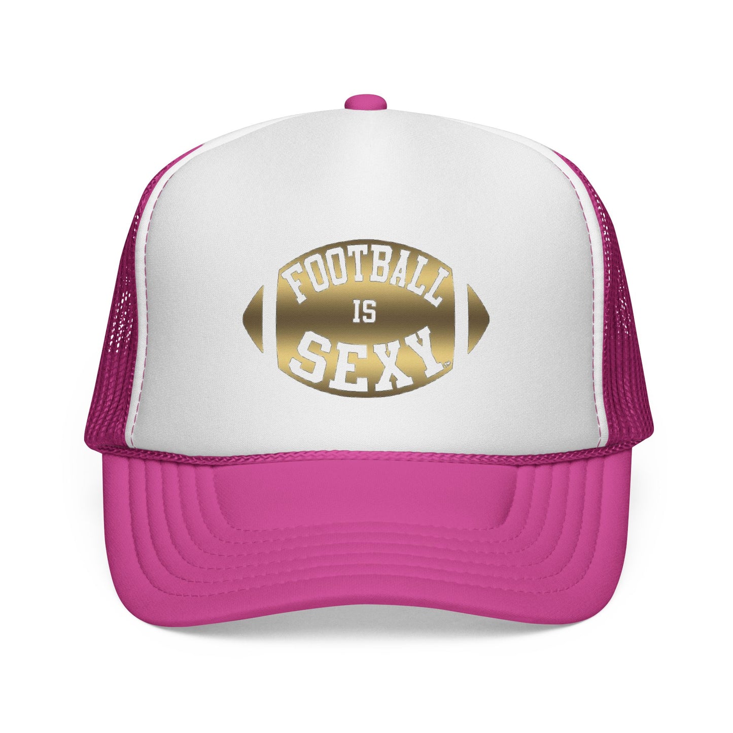 Football Is Sexy Gold Logo Trucker Hat