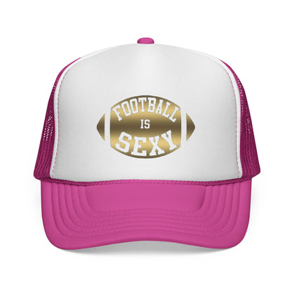 Football Is Sexy Gold Logo Trucker Hat