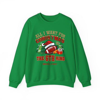 All I Want for Christmas is the 6th Ring Crewneck Sweatshirt - San Fran