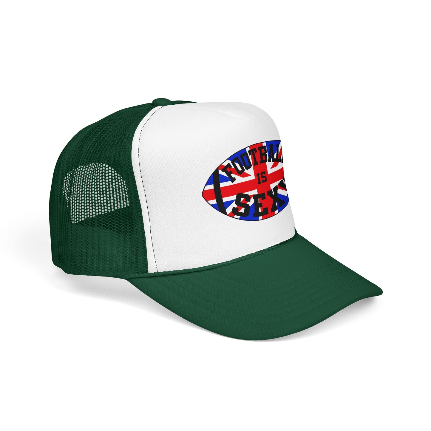 UK Flag Football Is Sexy Foam Trucker Hat