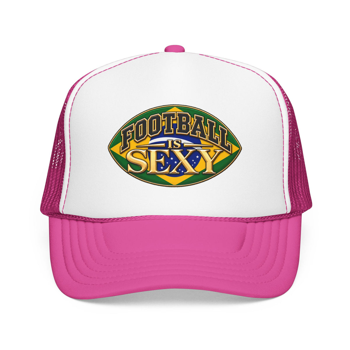 Brazil Football Is Sexy Foam Trucker Hat