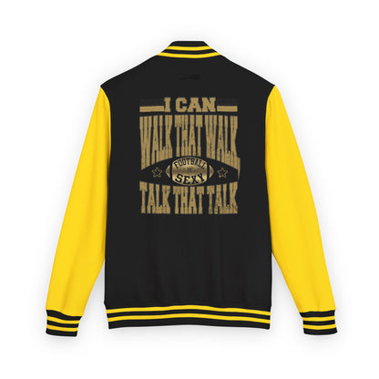 Football Is Sexy Letterman Cloth Jacket