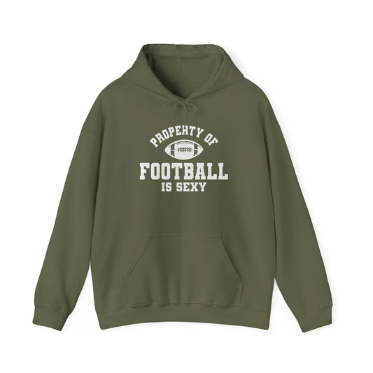 'Property of Football is Sexy' Hooded Sweatshirt