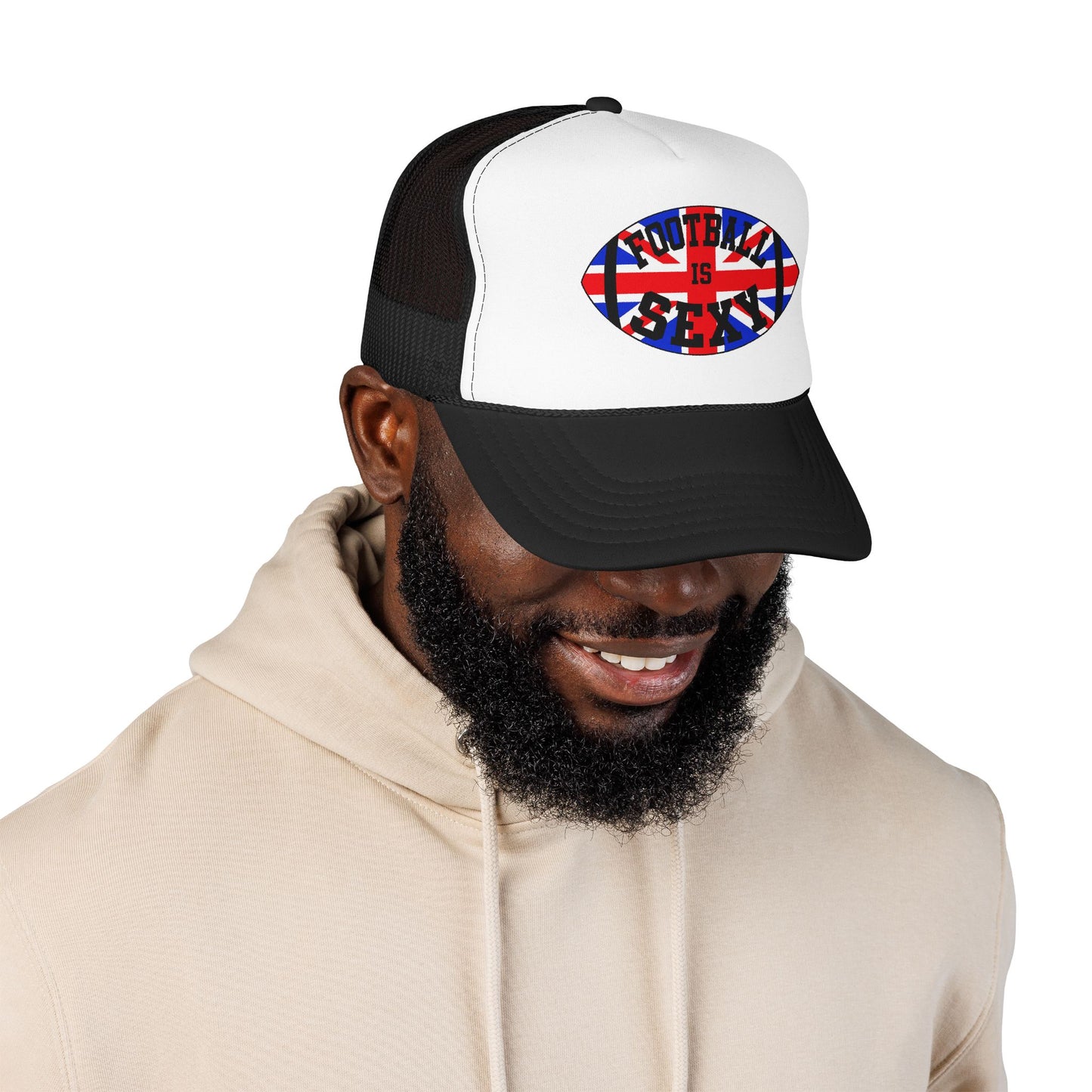 UK Flag Football Is Sexy Foam Trucker Hat