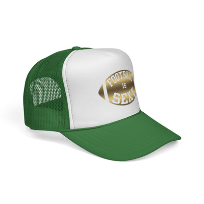 Football Is Sexy Gold Logo Trucker Hat