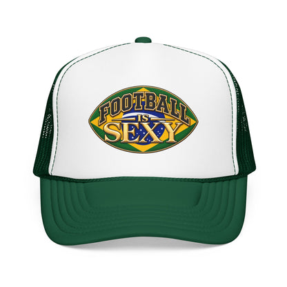 Brazil Football Is Sexy Foam Trucker Hat