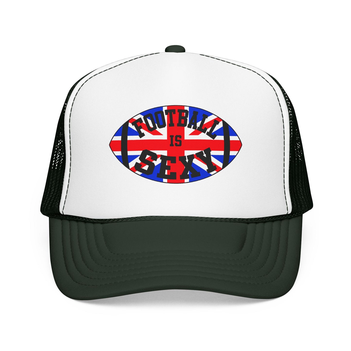 UK Flag Football Is Sexy Foam Trucker Hat