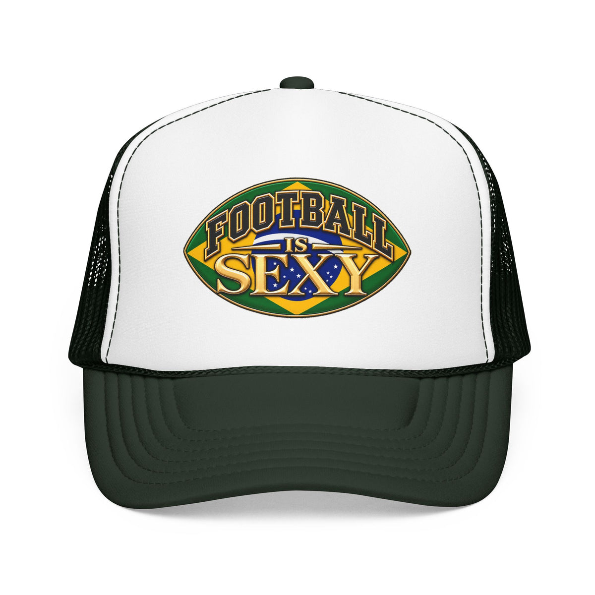 Brazil Football Is Sexy Foam Trucker Hat