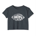 Football Is Sexy Crop Tee | White Logo