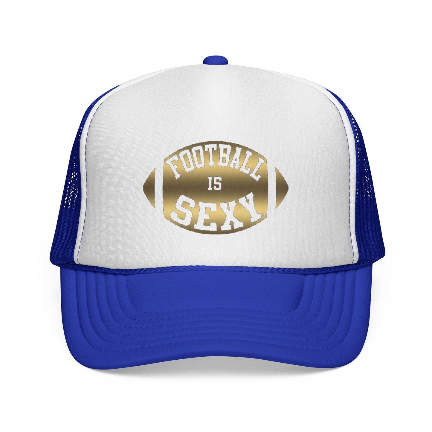 Football Is Sexy Gold Logo Trucker Hat
