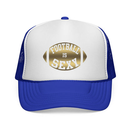 Football Is Sexy Gold Logo Trucker Hat