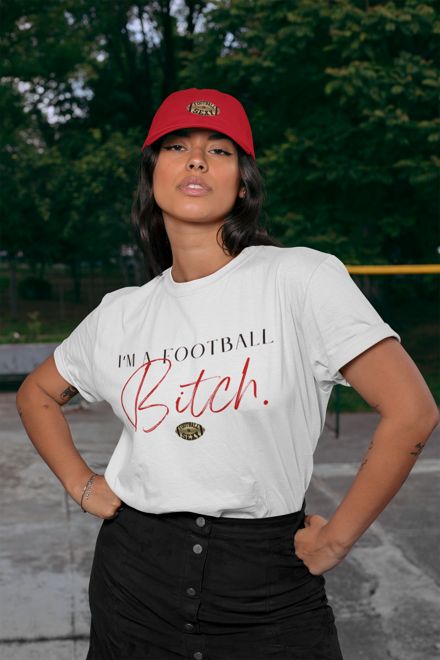 I'm a Football Bitch Sporty Tee
