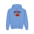 Football is Awesome Youth Heavy Blend Hooded Sweatshirt