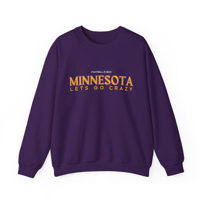 Minnesota Let's Go Crazy Playoff Unisex Heavy Blend™ Crewneck Sweatshirt