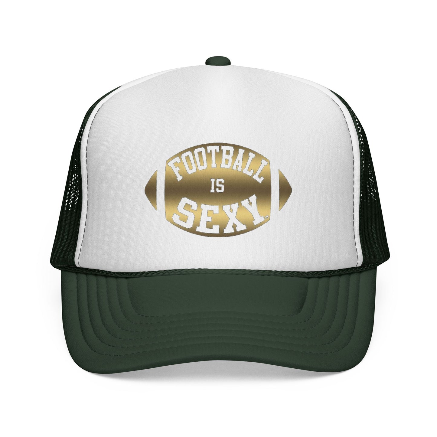Football Is Sexy Gold Logo Trucker Hat