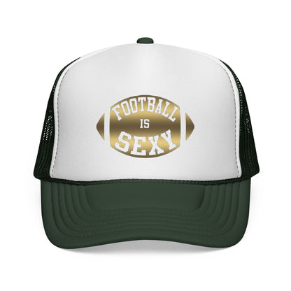 Football Is Sexy Gold Logo Trucker Hat