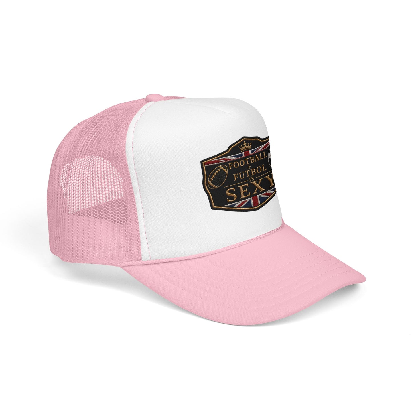 UK Football + Futbol Is Sexy Trucker Hat