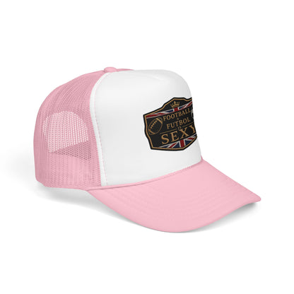 UK Football + Futbol Is Sexy Trucker Hat