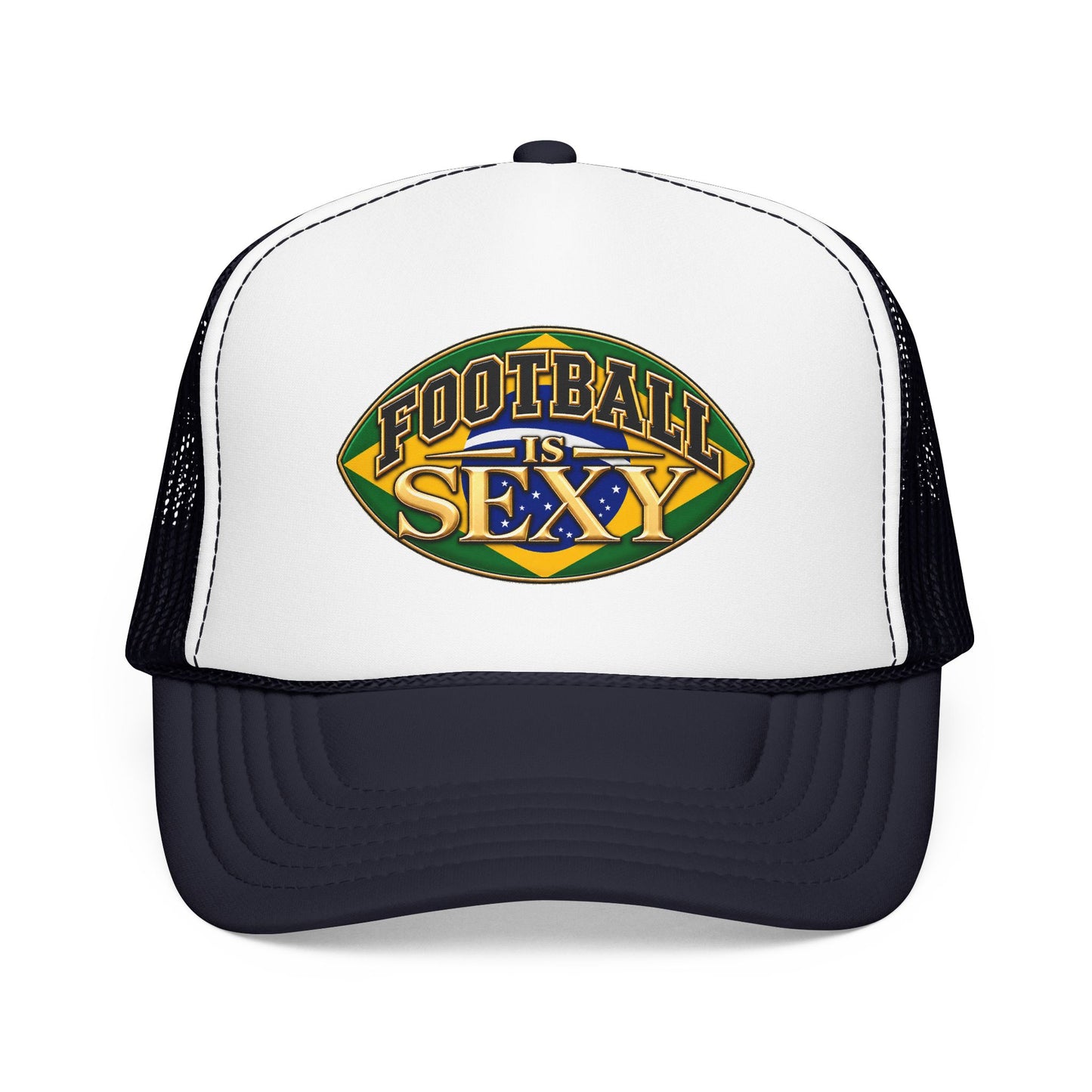 Brazil Football Is Sexy Foam Trucker Hat