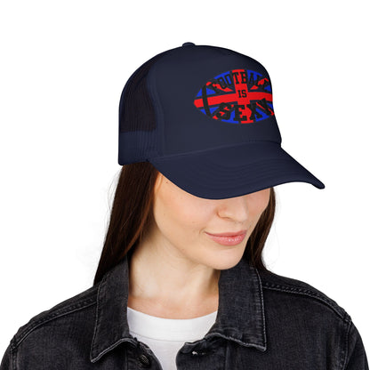UK Flag Football Is Sexy Foam Trucker Hat
