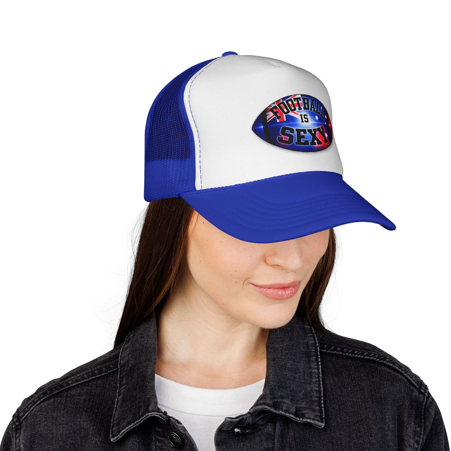 Australia Flag Football Is Sexy Trucker Hat (Classic)