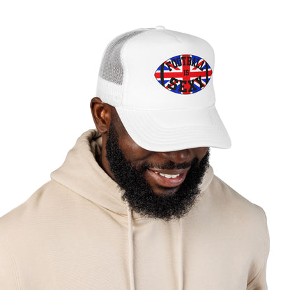 UK Flag Football Is Sexy Foam Trucker Hat