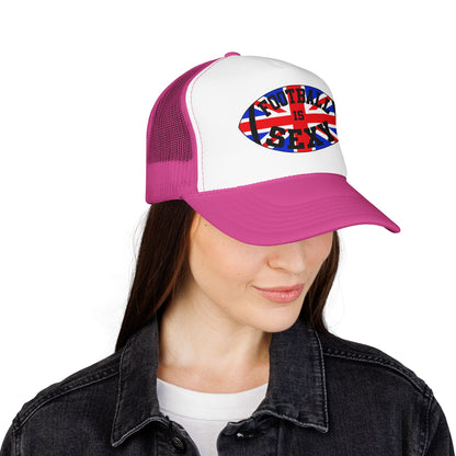UK Flag Football Is Sexy Foam Trucker Hat