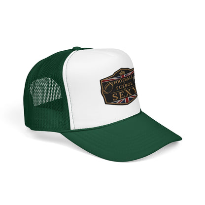 UK Football + Futbol Is Sexy Trucker Hat
