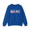 Buffalo Mafia Wives Crewneck Sweatshirt - Blue/Red