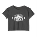 Football Is Sexy Crop Tee | White Logo