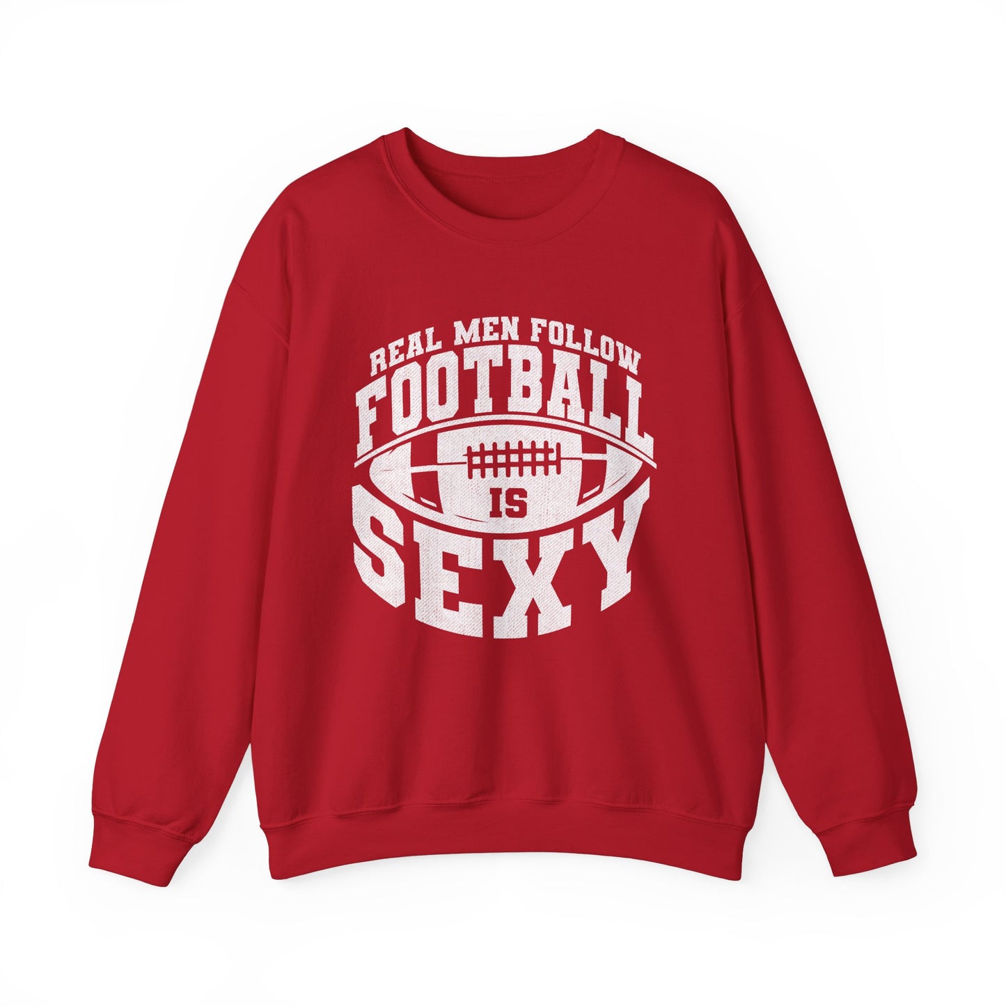 'Real Men Follow Football is Sexy' Crewneck Sweatshirt