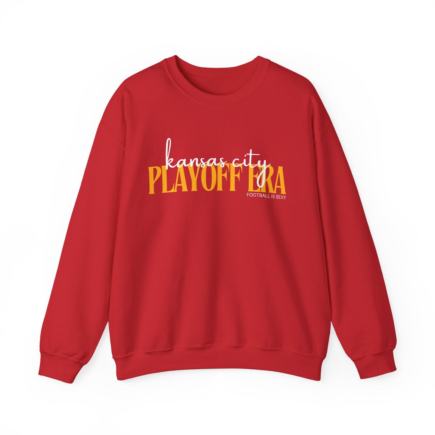 Kansas City Playoff Era Crewneck Sweatshirt - Red