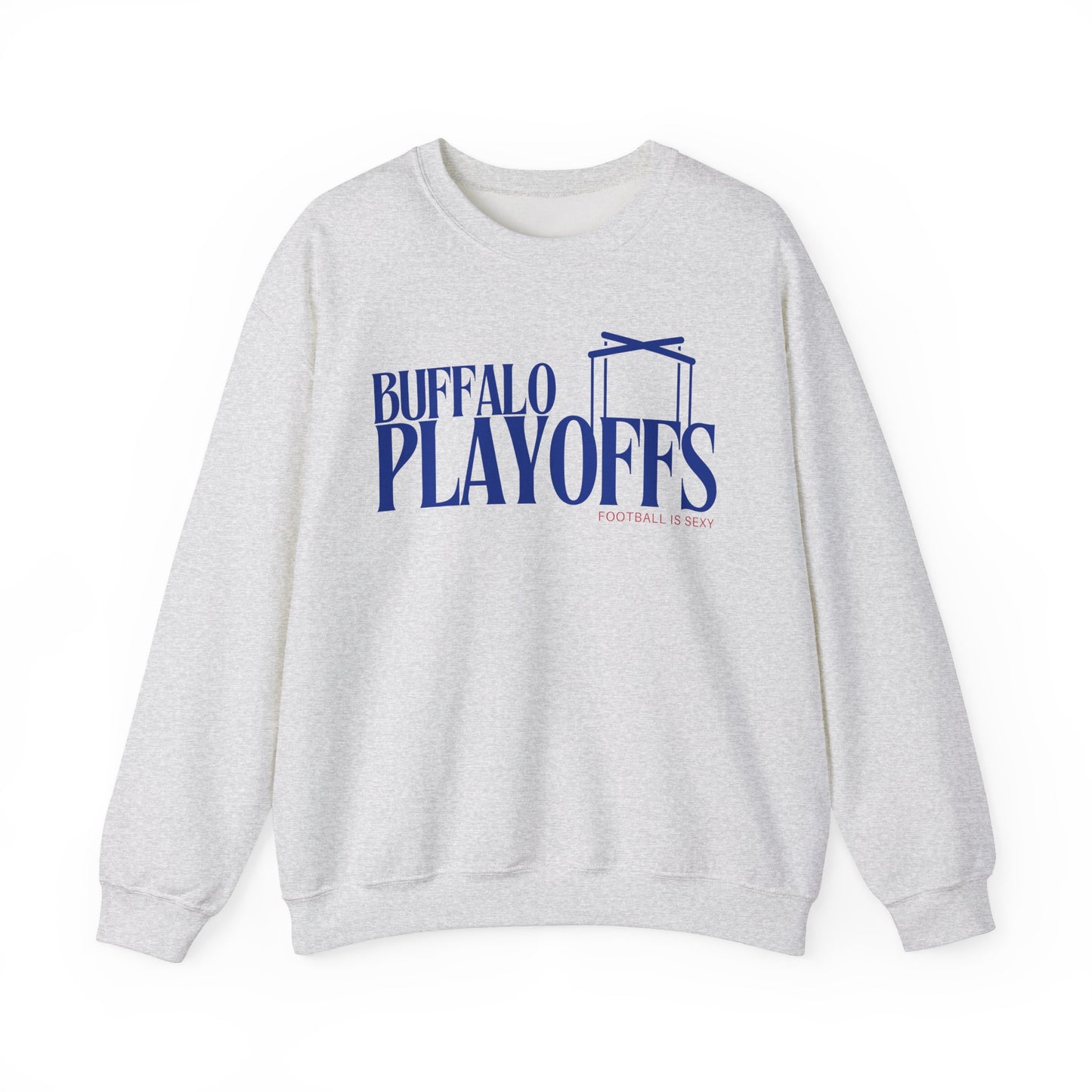 'Buffalo Playoffs' Crewneck Sweatshirt - Blue