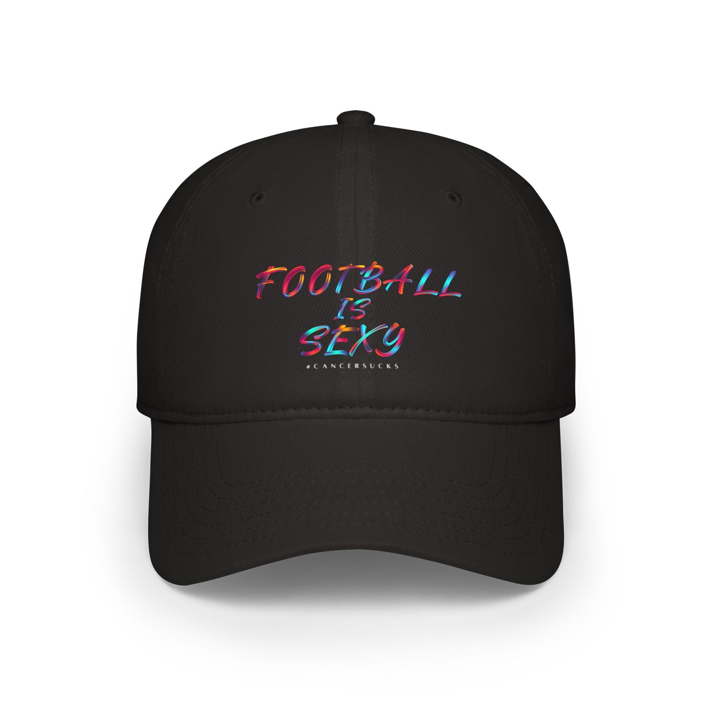 Football Is Sexy #CANCERSUCKS Low Profile Baseball Hat
