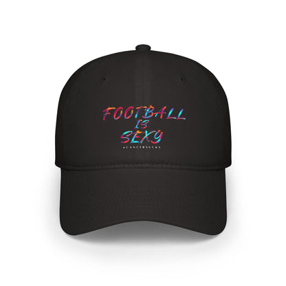 Football Is Sexy #CANCERSUCKS Low Profile Baseball Hat