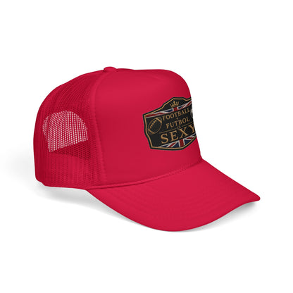 UK Football + Futbol Is Sexy Trucker Hat