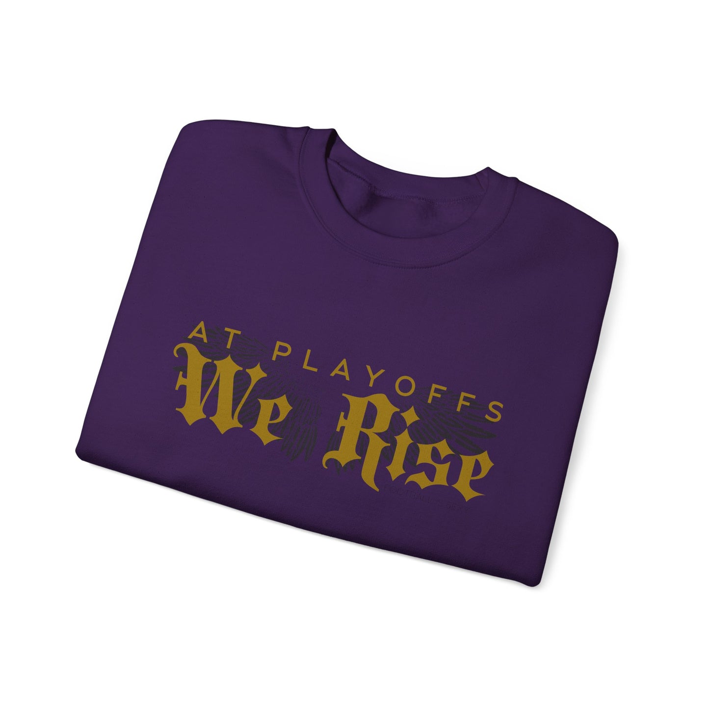 At Playoffs We Rise - Baltimore Unisex Heavy Blend™ Crewneck Sweatshirt