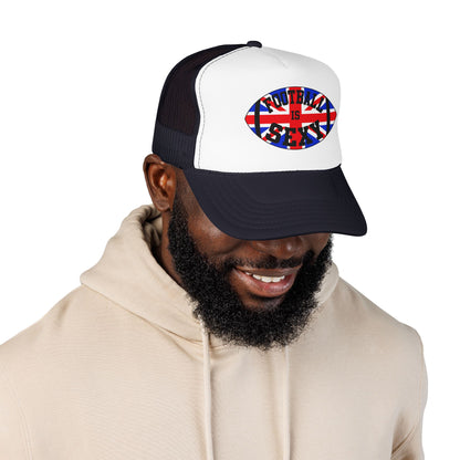 UK Flag Football Is Sexy Foam Trucker Hat