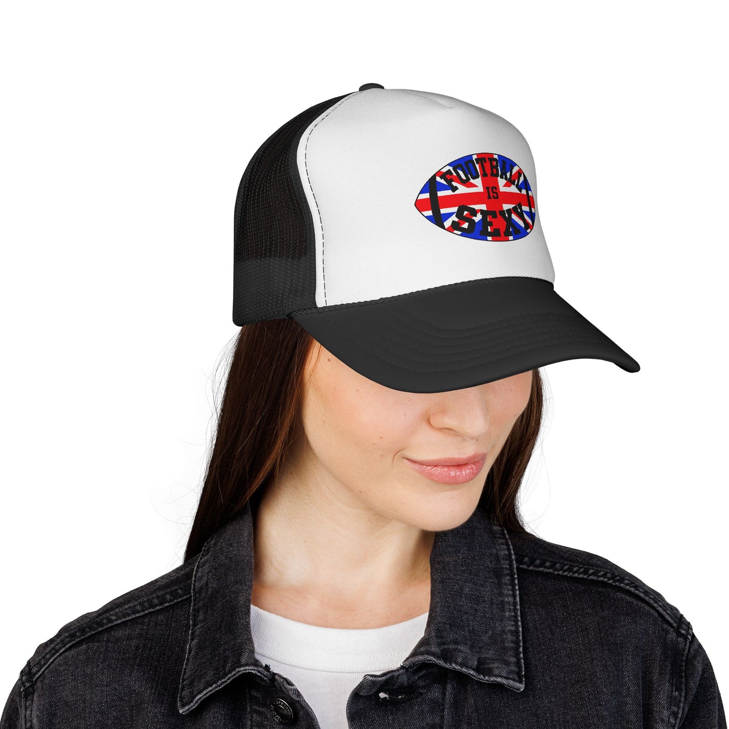 UK Flag Football Is Sexy Trucker Hat (Classic)