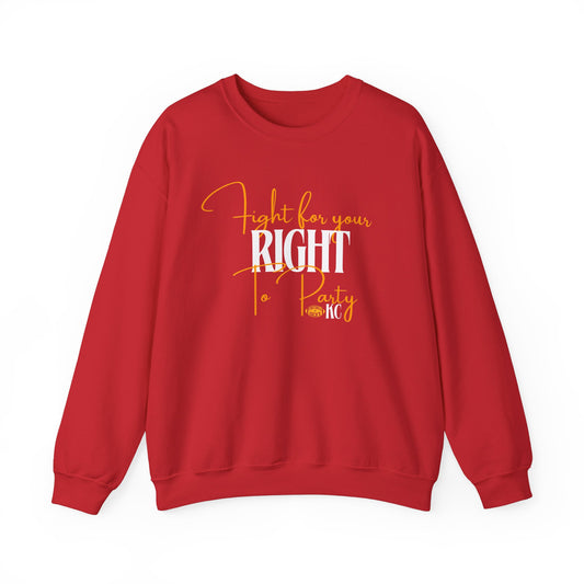 KC Fight for Your Right to PARTY Crewneck